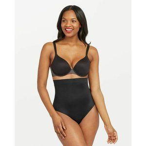 Spanx Suit Your Fancy High Waisted Black Thong